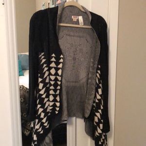 Mossimo Open Front Cardigan Sz M